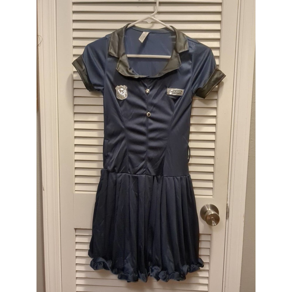 Amscan Costume USA Police Cop Cutie Dress Halloween Costume Girl's XL 14-16